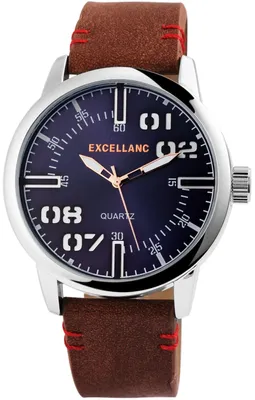 Produktbild von Herrenuhr Kunstleder EX0361 Mineralglas