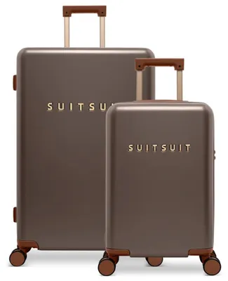Produktbild von Ein Set aus zwei Reisekoffern der Marke SUITSUIT® Serenity in Schokoladenbraun
