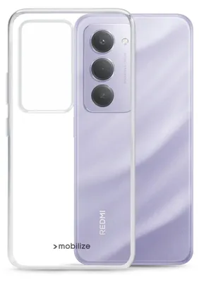 Image de Étui Mobilize Gelly Case transparent pour Xiaomi Redmi 15 - Coque arrière souple en TPU - Transparent
