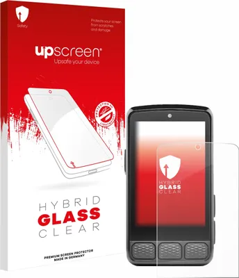 Produktbild von upscreen Schutzglas für Wahoo Elemnt Roam 3 Schutzfolie Panzer Folie Glas Display Schutz klar