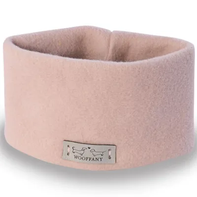 Produktbild von Hunde-Loop-Schal - WOOFFANY - Design Sarah - waschbar bei 30° - Germany - Größe: L - Farbe: Altrosa