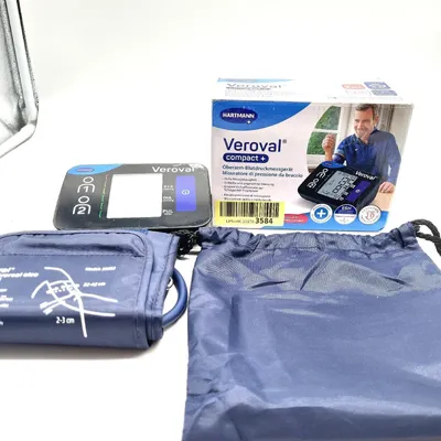 Produktbild von Veroval Blutdruckmessgerät Medizinisches Gerät Compact BPU 26 Bluetooth App Handhabung