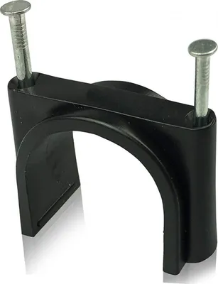 Produktbild von Allteq Kabelclip 40 mm Schwarz -12 Stück.