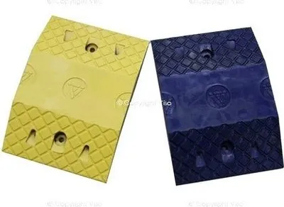 Image de Kit 2 Ralentisseurs SPEED 50 VISO 1 Noir + 1 Jaune - 25cm - 500 x 350 x 500 mm - SPEED50