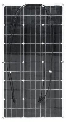 Zdjęcie produktu dla Elastyczny panel słoneczny 100 W - monokrystaliczny - 12 V - lekki - wodoodporny