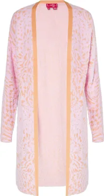 Image de Cardigan SWIRLY pour femmes - rose orange, S