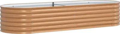 Obrázek produktu pro vidaXL Zvýšené lůžko hnědé 240 x 80 x 44 cm ocelové