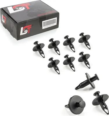 Produktbild von 10x Befestigungs Clips Radhausschale Spreizniete für Ford Fiesta Focus Transit