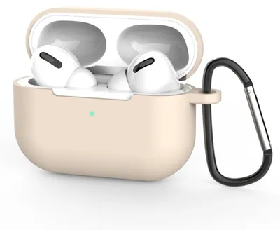 Obrázok produktu pre Techsuit – Silicone Case silikónové puzdro na AirPods Pro 3 (ultratenký hladký materiál) – krémové