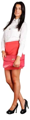 Produktbild von Damen Minirock Rock Skirt; Koralle S/M