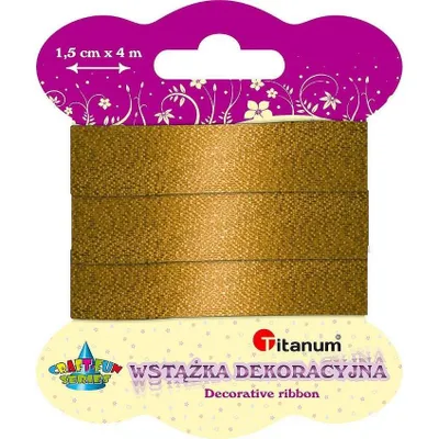 Obrázek produktu pro Metalizovaná stuha 15 mm x 4 m zlatá