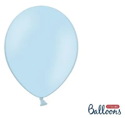 Produktbild von Starke Latexballons, Blau, Pastell-Babyblau, 30 cm, 10 Stk.