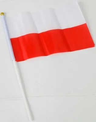 Produktbild von Polnische Flagge, weiß und rot, Wimpelstange