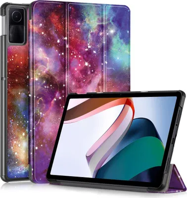 Produktbild von Xiaomi Redmi Pad SE (11 inch) Hülle - Tri-Fold Ständer Klapphülle mit Schlaf/Wach-Funktion - Galaxy