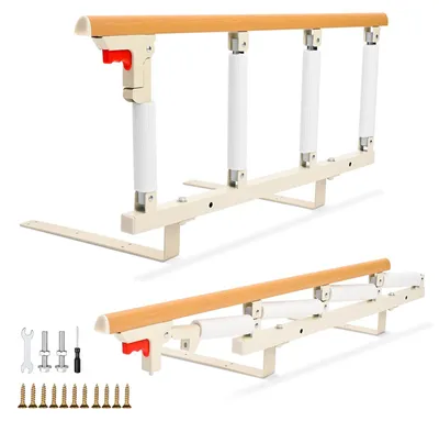 Image de Barrière de lit pliable pour la sécurité contre les chutes