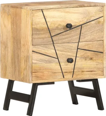 Produktbild von vidaXL Nachttisch 40x30x50 cm Massivholz Mango