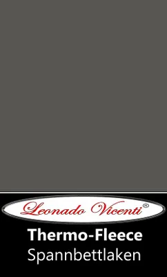 Produktbild von Thermofleece Spannbettlaken 120-130x200 cm Anthrazit Warm Winter Komfort mit Rundumgummi