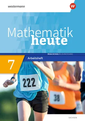 Produktbild von Mathematik heute 7. Arbeitsheft mit Lösungen. Realschulbildungsgang. Für Sachsen
