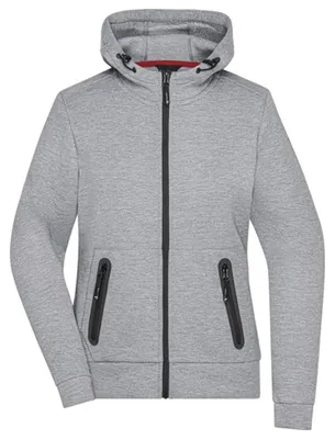 Produktbild von James and Nicholson - Jacke mit Kapuze für Damen LT2356 (L) (Leicht meliert)