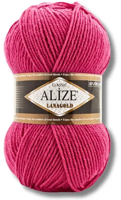 Zdjęcie produktu dla Alize 1x 100 g wełna Lanagold, jednolita, szydełkowanie, dzierganie (798)