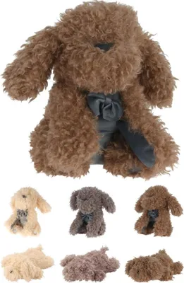 Immagine prodotto di Fermaporta a forma di cane in Pelliccia sintetica per proteggere porte e pareti