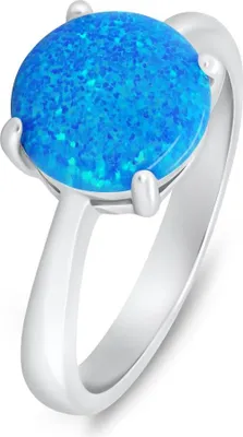 Produktbild von Charmanter Silberring mit Opal RI105WB - Schaltung: 56 mm