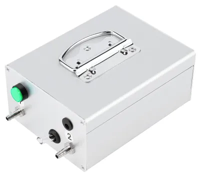 Image de Pompe à vide électrique à pulsation en alliage d'aluminium pour machine à traire, destinée aux élevages ovins – Prise EU, 100-240 V