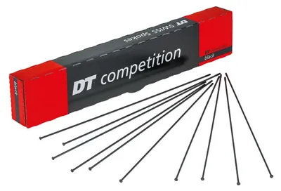 Produktbild von DT Swiss Speiche Competition 2.0 / 1.8 288 mm schwarz - leichte & robuste Str....
