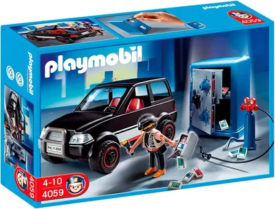 Immagine prodotto di PLAYMOBIL "Scassinatore di casseforti con veicolo per la fuga" 4059 NUOVO/NEGLI IMBALLI ORIGINALI