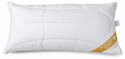 Produktbild von Merino Zirbenholz Kopfkissen 40x80 cm Zirbenkissen Wohlfühlkissen mit Zirbenduft