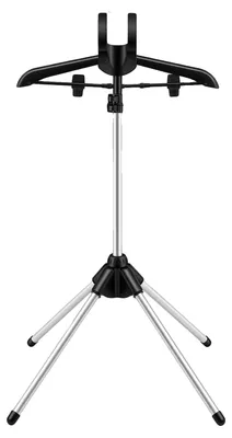 Immagine prodotto di Grucce per abiti, altezza regolabile, design pieghevole, colore nero