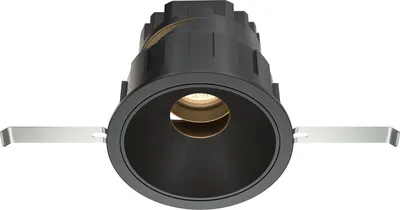 Produktbild von Maytoni LED Einbauleuchte 10W, rund, schwarz, warmweiß, 570lm, IP20