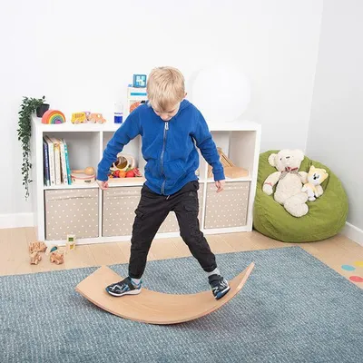 Immagine prodotto di Tavola d'equilibrio in legno TickiT - giocattolo educativo per bambini