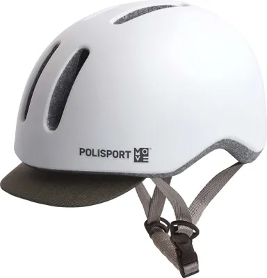Produktbild von Polisport-Helmpendler Matt White Grey L 58-61 cm