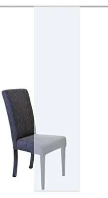 Produktbild von Home fashion Schiebevorhang Uni Voile, Polyester, Weiß, 245 x 60 cm, 1 Einheiten