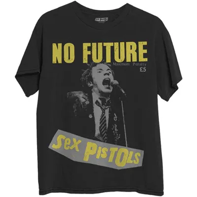 Produktbild von Pistols No Future Black S T-Shirt