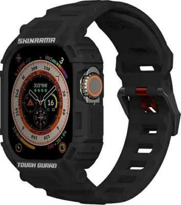 Obrázek produktu pro Skinarma Řemínek + pouzdro 2v1 pro Apple Watch 49Mm černá/černá