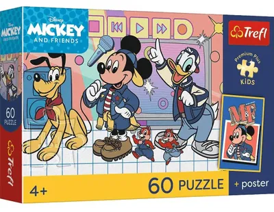 Produktbild von TREFL Puzzle Premium Plus Mickey Mouse fü r Kinder: Tom 60 Puzzles