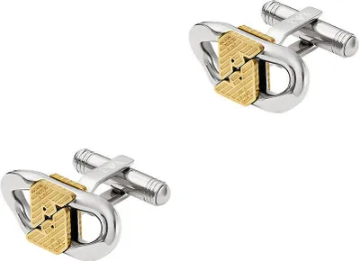 Produktbild von Manschettenknopfen Emporio Armani Silber   Kollektion Eagle Logo - mann