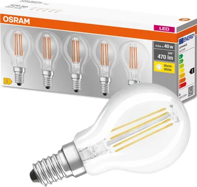 Produktbild von Osram 5-pack E14 LED žiarovka pätica 4,0W 470Lm teplá biela 4058075090668