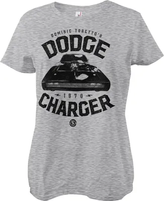 Immagine prodotto di Toretto's Dodge Charger Girly Tee - X-Large - HeatherGrey