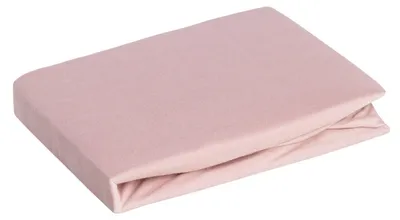 Zdjęcie produktu dla Prześcieradło z gumką jersey 240x220 +30 cm jasnoróżowe