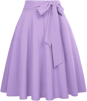 Obrázek produktu pro Dámská sukně, vintage styl, elegantní, fialová, velikost M