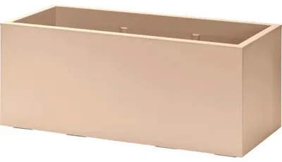 Produktbild von Pflanzkübel Greener KEBE Kunststoff 100 x 40 x 40 cm sand inkl. Rollen und Erdbewässerungssystem