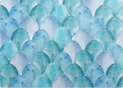 Produktbild von Aquarellskalen – Bodenschutzmatte – Rutschfest – Schutzmatte für Büro – Vinylmatte – Stuhlunterlage  – 140 x 100 cm
