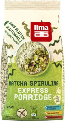Image de Lima Porridge Matcha Spirulina350g