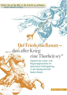 Productafbeelding van Der Friede von Rastatt - "... dass aller Krieg eine Thorheit sey"