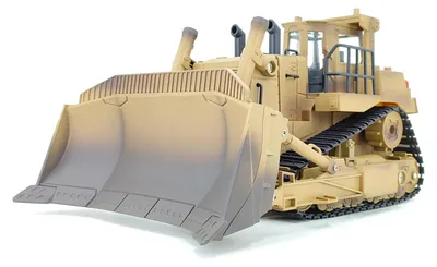 Produktbild von 1:16 RC-Bulldozer, ferngesteuertes Baumaschinenmodell mit 2,4-GHz-Fernsteuerung, anhebbarem Schild und Aufreißzahn
