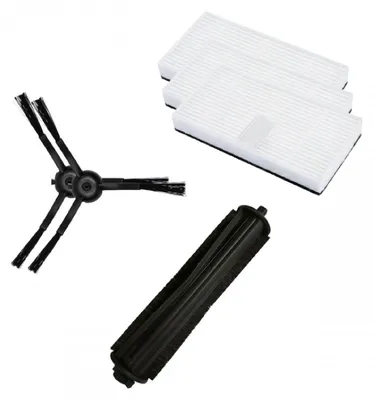 Obrázok produktu pre Cecotec A01_EU01_116608, Súprava príslušenstva, Robotický vysávač, Biela, Čierna, Conga X100, 6 kusov, 3 kusov