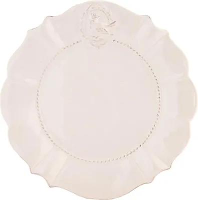 Immagine prodotto di Piatto da colazione Clayre & Eef Ø 21 cm in Vetroceramica bianca